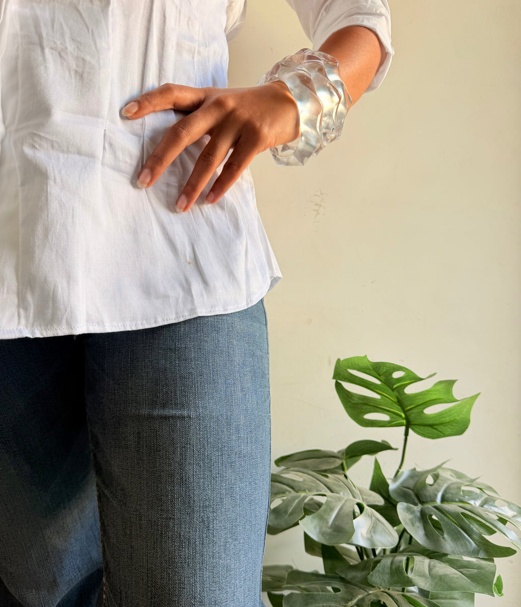 Water Resin Bangle (Stack of 3)
