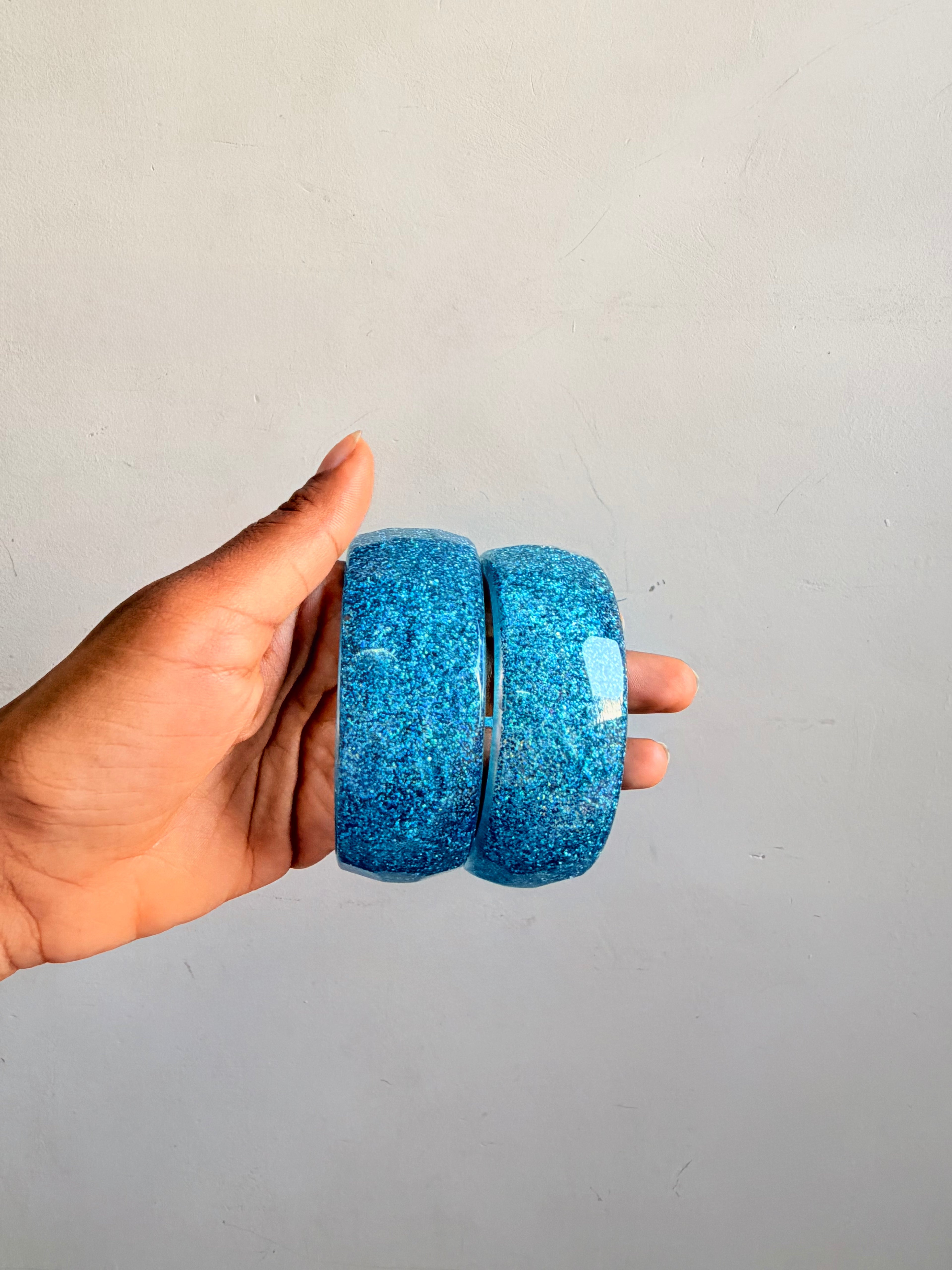 Mermaid Resin Bangle (Stack of 2))