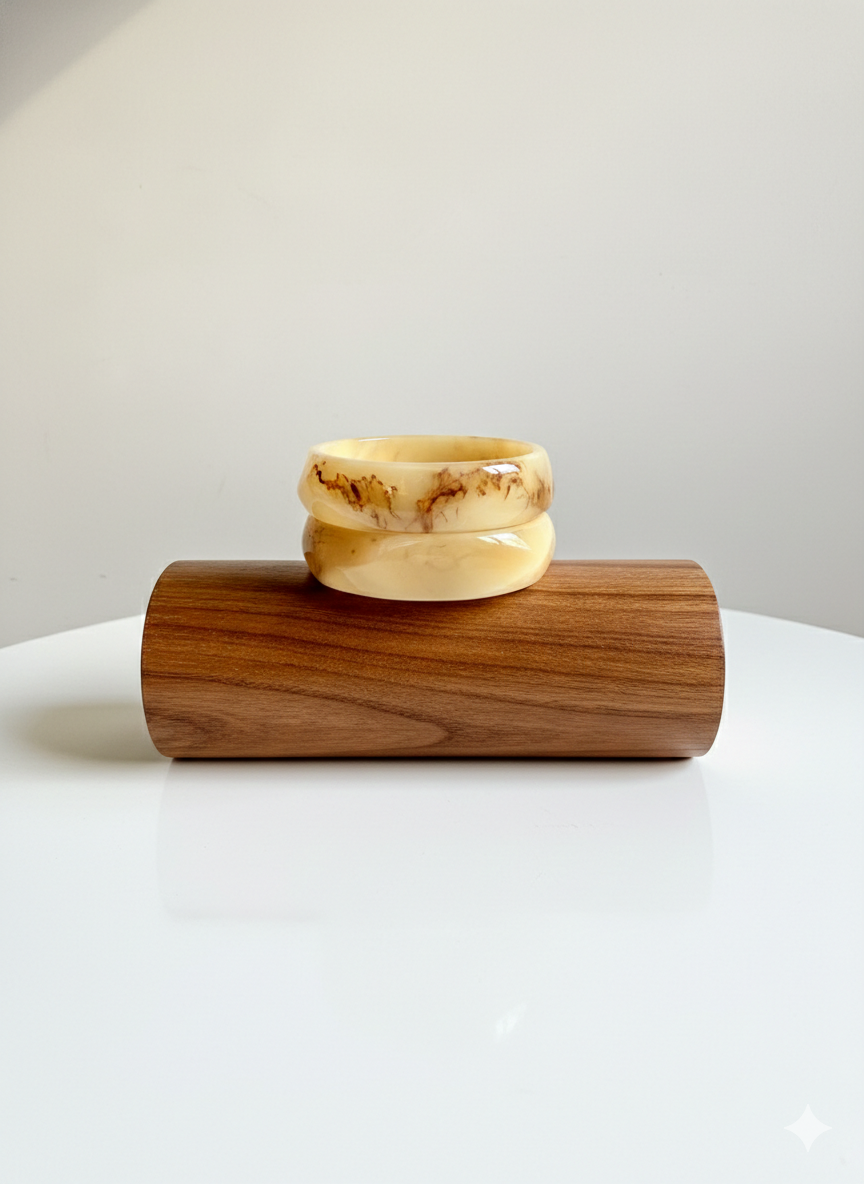 Sand Resin Bangle (Stack of 3)